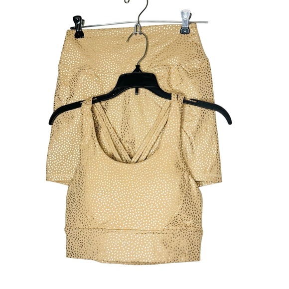 Buffbunny Collection Other - Buff Bunny Collection Womens 2 Pc Sports Bra And Short‎ Set Sz M Yoga Athletic